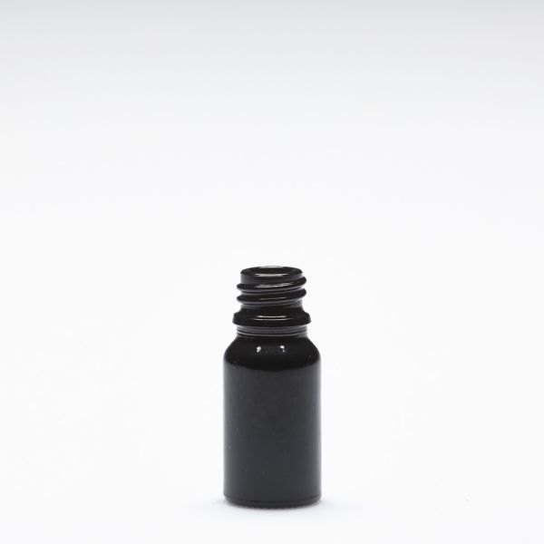 10 ml Glass bottles violet black DIN18