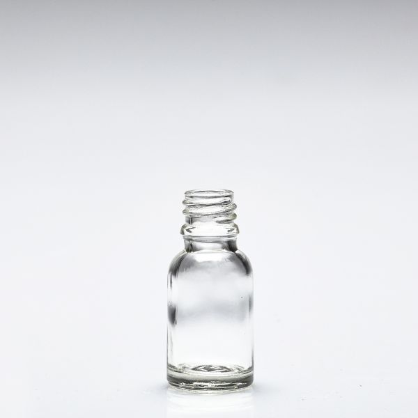 10 ml Glass bottles clear DIN18