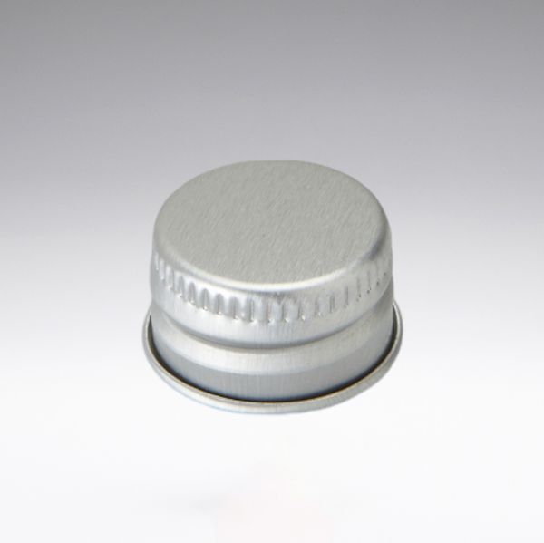 Aluminium screw cap silver with PE-insert 18/410