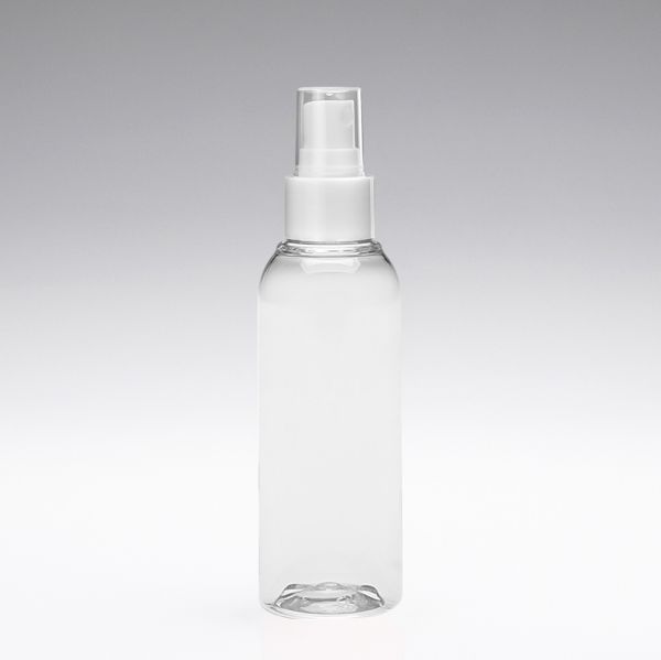 100 ml PET Flasche mit Zerstäuber 20/410 weiss