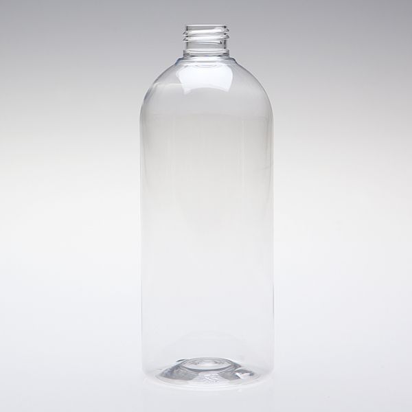 500 ml PET bottles round clear 24/410