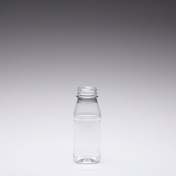 250 ml Saftflasche quadratisch PET 38mm 2-Start