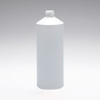 1000 ml Rundflasche PE weiss 28/410