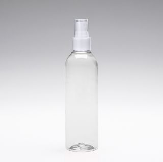 250 ml PET Flasche mit Zerstäuber 24/410 weiss