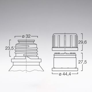 500 ml Enghalsflaschen PE transparent DIN32E