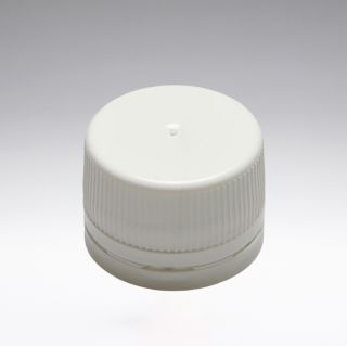 Tamper-evident cap white PP 18 - Closures