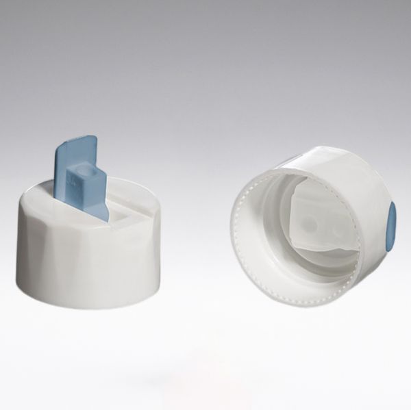 Turret cap white 28/410